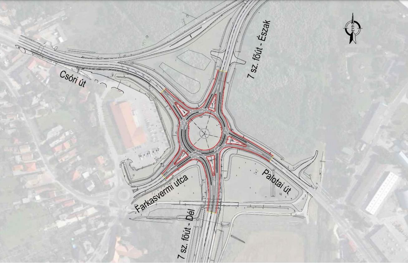 Turbósítás, kétsávosítás - ezt javasolják a szakemberek az Új Csóri úti körforgalomnál